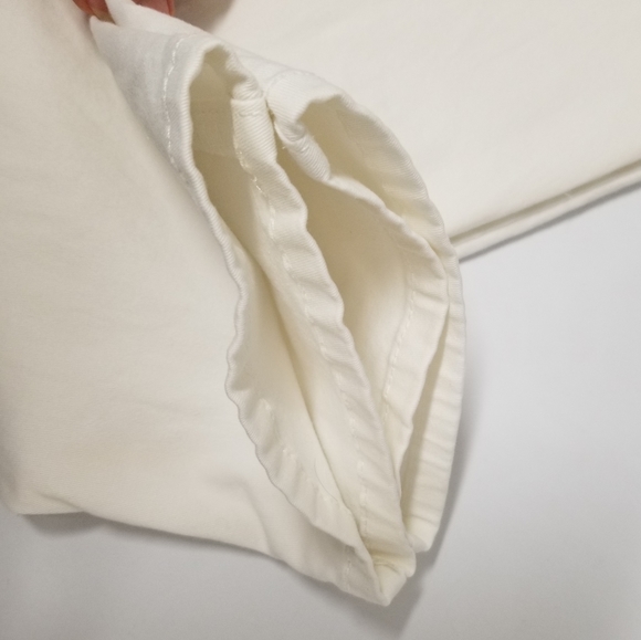 Karl Lagerfeld Paris White Classic 5 Pocket Crop Pant Sz 6 - Picture 10 of 16